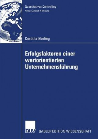 Carte Erfolgsfaktoren Einer Wertorientierten Unternehmensfuhrung Prof. Dr. Carsten Homburg