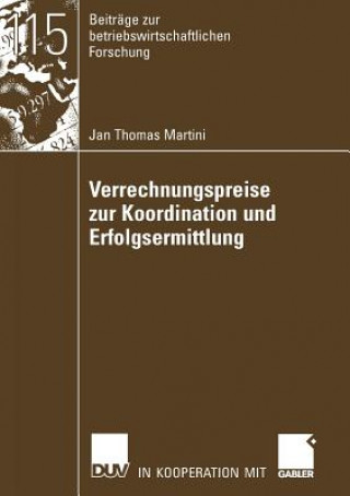 Carte Verrechnungspreise Zur Koordination Und Erfolgsermittlung Prof. Dr. Hermann Jahnke