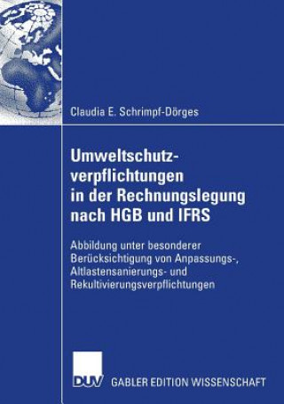 Książka Umweltschutzverpflichtungen in Der Rechnungslegung Nach Hgb Und Ifrs Prof. Dr. Klaus-Peter Franz