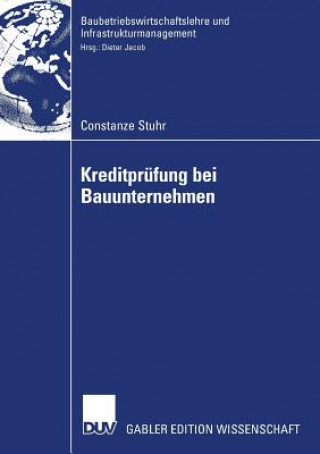 Knjiga Kreditpr fung Bei Bauunternehmen Prof. Dr. Dieter Jacob