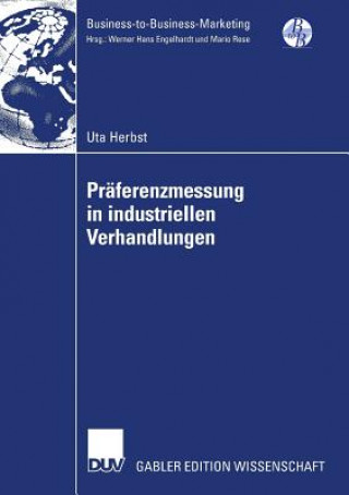Kniha Praferenzmessung in industriellen Verhandlungen Uta Herbst