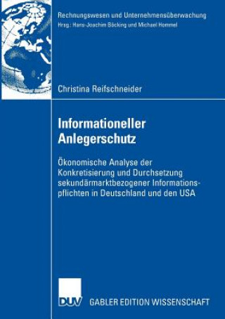 Kniha Informationeller Anlegerschutz Prof. Dr. Jens Wüstemann