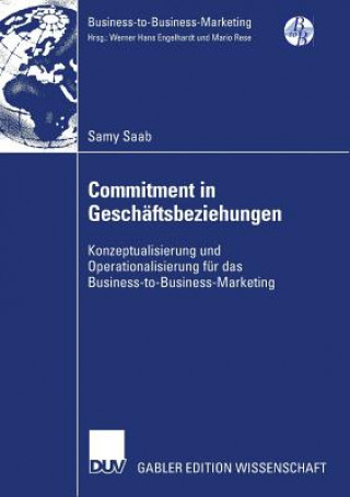 Carte Commitment in Gesch ftsbeziehungen Prof. Dr. Michael Kleinaltenkamp