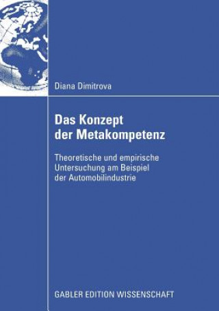 Kniha Das Konzept Der Metakompetenz Diana Dimitrova