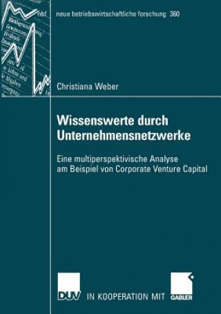 Βιβλίο Wissenswerte Durch Unternehmensnetzwerke Christiana Weber