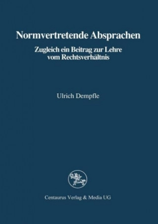 Book Normvertretende Absprachen Ulrich Dempfle