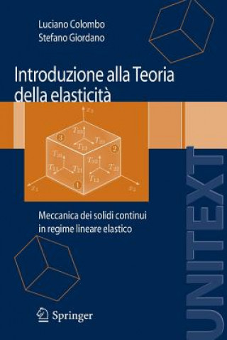 Könyv Introduzione Alla Teoria Della Elasticit Luciano Colombo