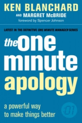 Kniha One Minute Apology Ken Blanchard