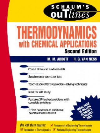 Könyv Schaum's Outline of Thermodynamics with Chemical Application Michael M. Abbott
