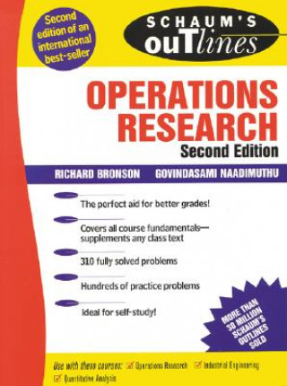 Kniha Schaum's Outline of Operations Research Richard Bronson