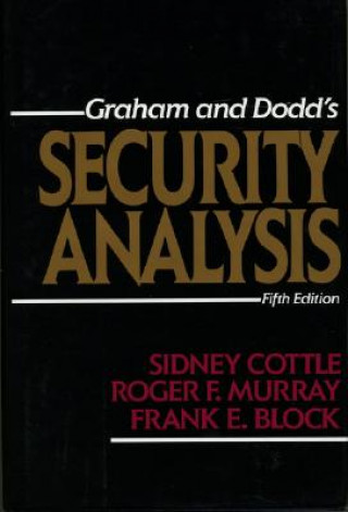 Kniha Security Analysis: Fifth Edition Cottle
