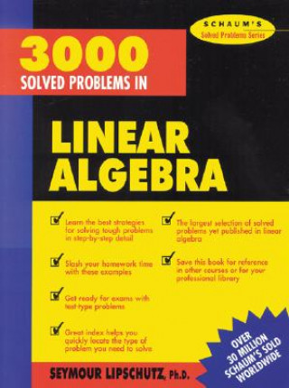 Książka 3,000 Solved Problems in Linear Algebra Seymour Lipschutz