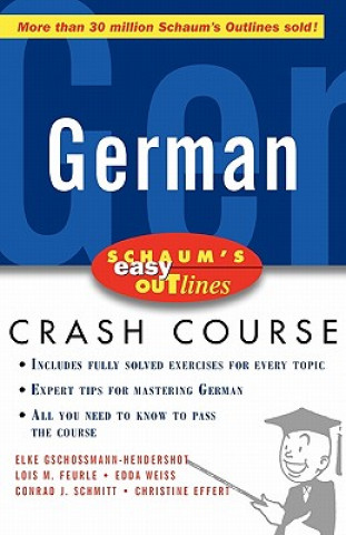 Könyv Schaum's Easy Outline of German 