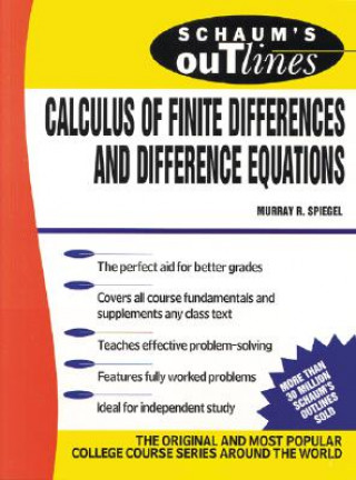 Carte Schaum's Outline of Calculus of Finite Differences and Difference Equations Murray R. Spiegel