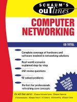 Carte Schaum's Outline of Computer Networking Ed Tittel