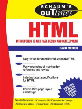 Knjiga Schaum's Outline of HTML David Mercer