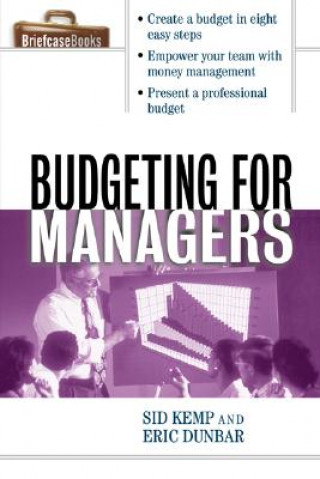 Kniha Budgeting for Managers Sid Kemp