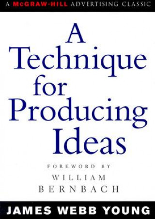 Carte A Technique for Producing Ideas James Webb Young