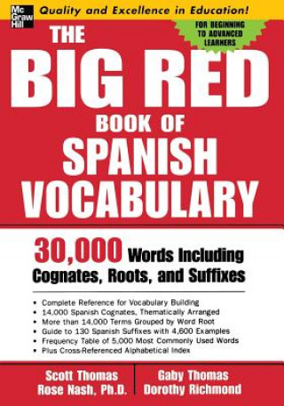 Kniha Big Red Book of Spanish Vocabulary Scott Thomas