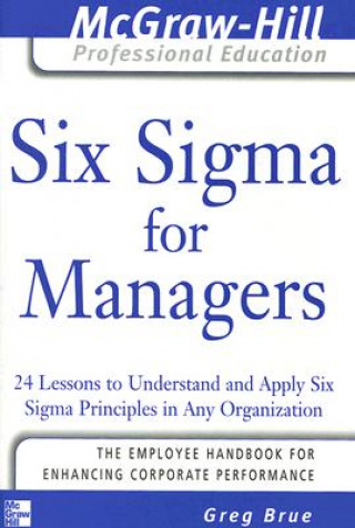 Kniha Six Sigma for Managers Greg Brue