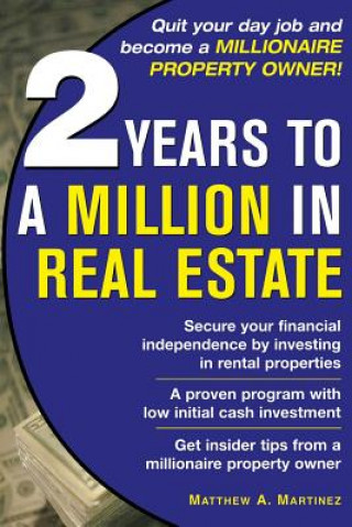 Könyv 2 Years to a Million in Real Estate Matthew Martinez