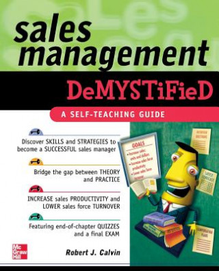 Könyv Sales Management Demystified Robert Calvin