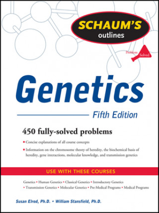 Kniha Schaum's Outline of Genetics, Fifth Edition Susan Elrod