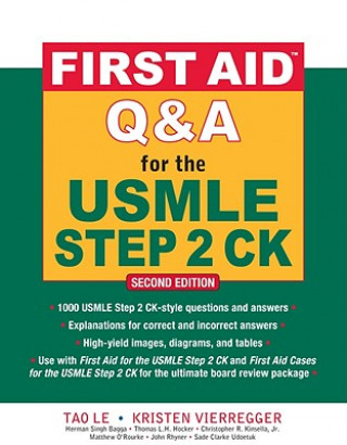 Könyv First Aid Q&A for the USMLE Step 2 CK, Second Edition Le