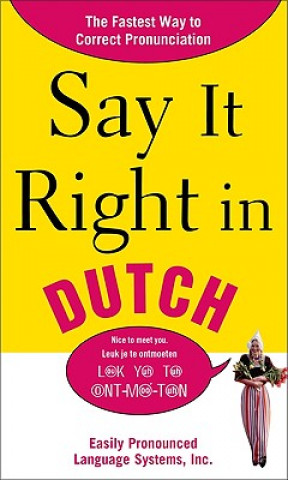 Książka Say It Right in Dutch EPLS