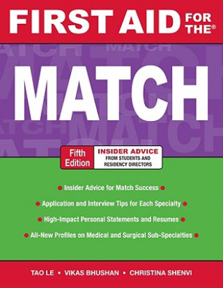 Carte First Aid for the Match, Fifth Edition Tao Le