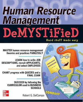 Book Human Resource Management DeMYSTiFieD Robert G DelCampo