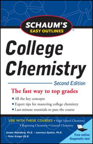 Könyv Schaum's Easy Outlines of College Chemistry, Second Edition Jerome Rosenberg