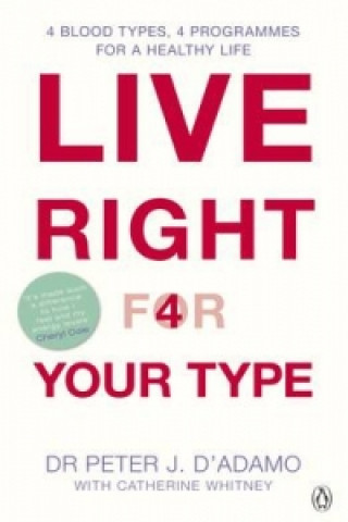 Kniha Live Right for Your Type Peter D´Adamo