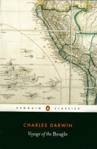 Carte Voyage of the Beagle Charles Darwin