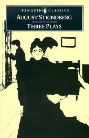 Livre Three Plays August Strindberg