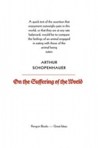 Carte On the Suffering of the World Arthur Schopenhauer