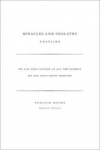 Kniha Miracles and Idolatry Voltaire