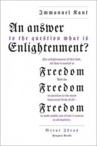 Книга An Answer to the Question: 'What is Enlightenment?' Immanuel Kant