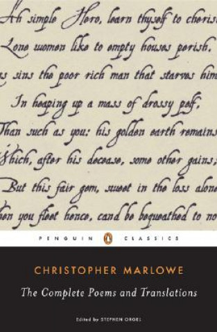 Könyv Complete Poems and Translations Christopher Marlowe