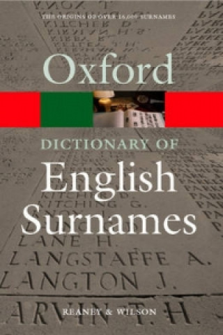 Carte Dictionary of English Surnames P H Reaney