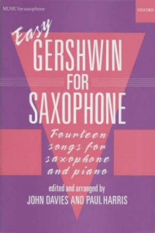 Nyomtatványok Easy Gershwin for Saxophone George Gershwin
