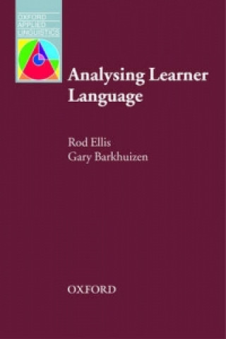 Carte Analysing Learner Language Gary Barkhuizen