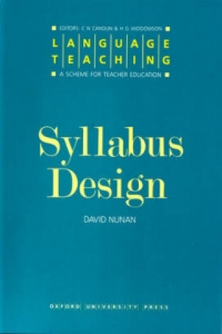 Knjiga Syllabus Design David Nunan