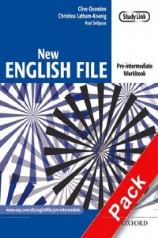 Книга New English File: Pre-intermediate: Workbook with MultiROM Pack Clive Oxenden
