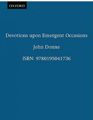 Kniha Devotions upon Emergent Occasions John Donne