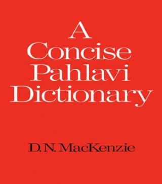 Kniha Concise Pahlavi Dictionary D.N. Mackenzie