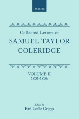 Carte Collected Letters of Samuel Taylor Coleridge Earl Leslie Griggs