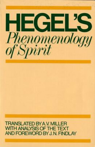 Book Phenomenology of Spirit G W F Hegel