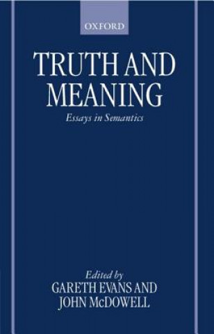 Könyv Truth and Meaning Gareth Evans