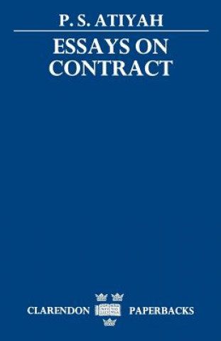 Knjiga Essays on Contract P. S. Atiyah